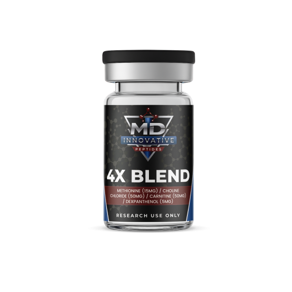 4X Blend Methionine (15mg) / Choline Chloride (50mg) / Carnitine (50mg) / Dexpanthenol (5mg)